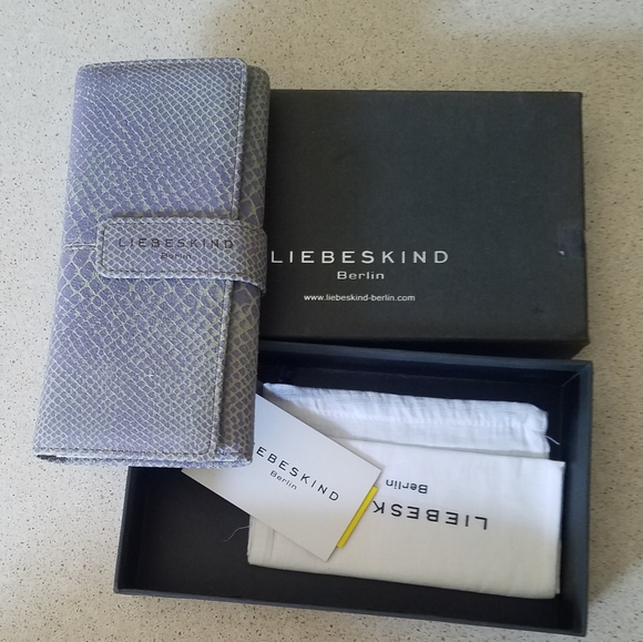 Liebeskind Leonie Leather Snakeprint Wallet - Picture 1 of 4